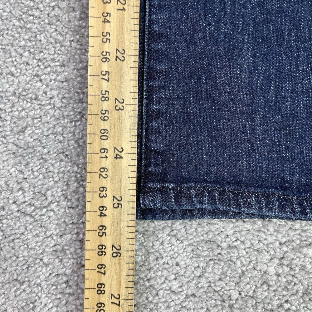 NYDJ Teresa Jeans Women's 4 Petite Wide Leg Crop High Rise Pleated Stretch - Picture 9 of 11